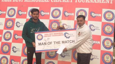 Photo of द्वितीय तारा देवी मेमोरियल क्रिकेट टूर्नामेंट : रोमांचक मुकाबले में सोनी क्रिकेट क्लब की जीत