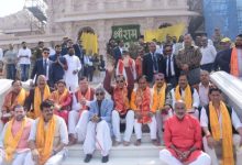 Photo of उत्तराखंड के सीएम पुष्कर सिंह धामी साथ सभी कैबिनेट मंत्रियों ने किया रामलला का दर्शन