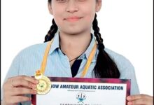Photo of तैराकी चैम्पियनशिप में सीएमएस छात्रा अली जेहरा ने जीता गोल्ड