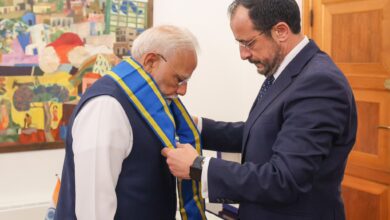 Photo of साइप्रस में पीएम मोदी को सर्वोच्च नागरिक सम्मान से नवाजा गया