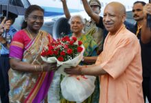 Photo of राष्ट्रपति द्रौपदी मुर्मू का बरेली आगमन, राज्यपाल आनंदीबेन पटेल और मुख्यमंत्री योगी ने किया भव्य स्वागत
